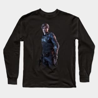 Resdent Evil 2 - leon v3 Long Sleeve T-Shirt